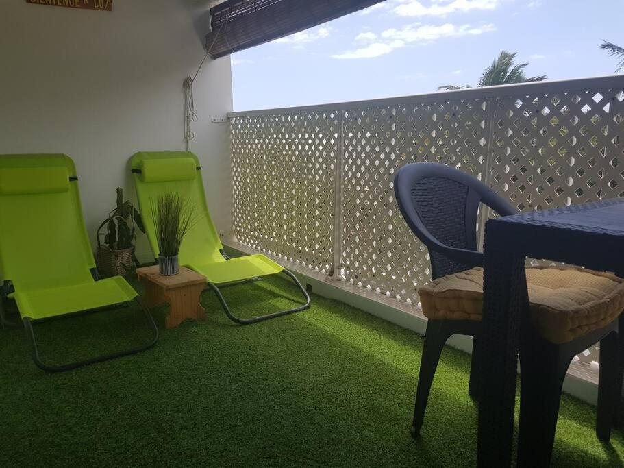 Superbe studio avec varangue à 150 m de la plage à La Saline Le Bains Esterno foto